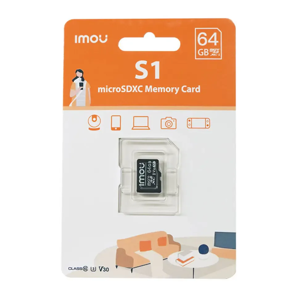 IMOU 64GB MICRO SD CARD ST2-64-S1