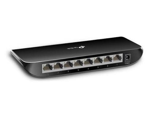 TP LINK 8 PORT GIGABIT 10/100/1000Mbps DEKSTOP SWITCH TL-SG1008D