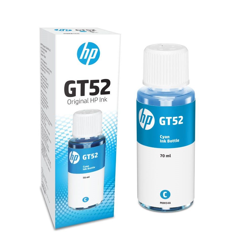 HP GT52 CYAN INK BOTTLE ORIGINAL