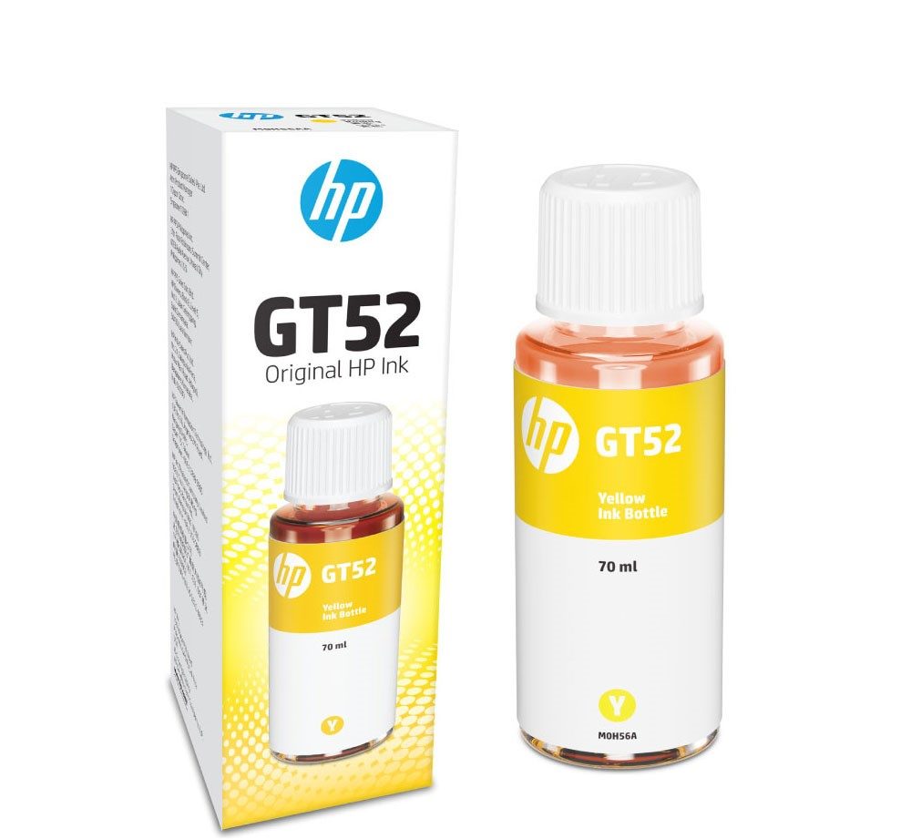 HP GT52 YELLOW INK BOTTLE - ORIGINAL